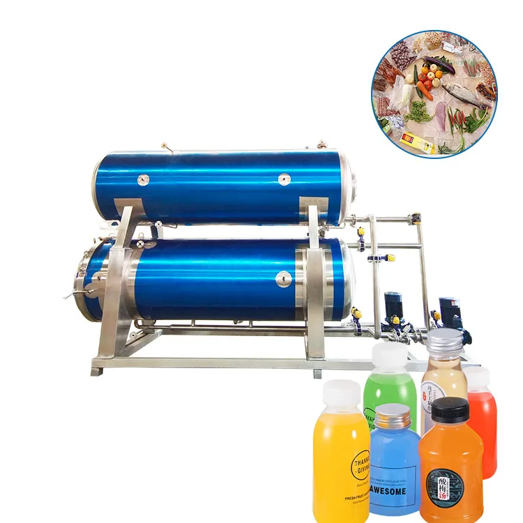 Hot Sale Steam Heating Water Bath Retort Machine Autoclave for Plastic Tray Food in Container