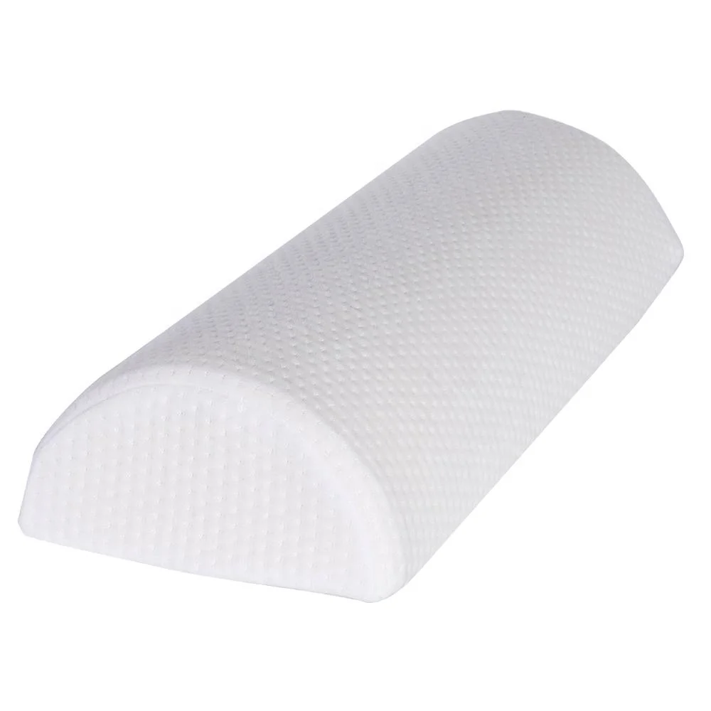 
Strong Support Bolster Pillow Under Knee Leg Neck Lumbar Pillow Pain Relief Memory Foam Under Desk Footrest Cushion 