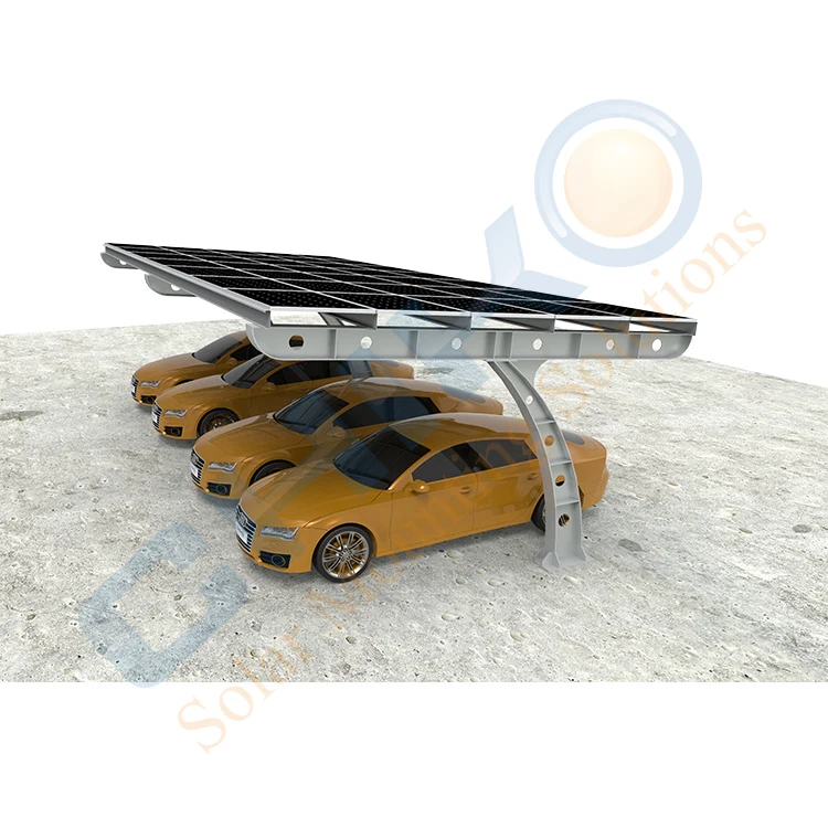 Fast Installation Solar Carport Racking Solar Aluminum Parking Structure PV Solar Carport Mounting System PV Carport