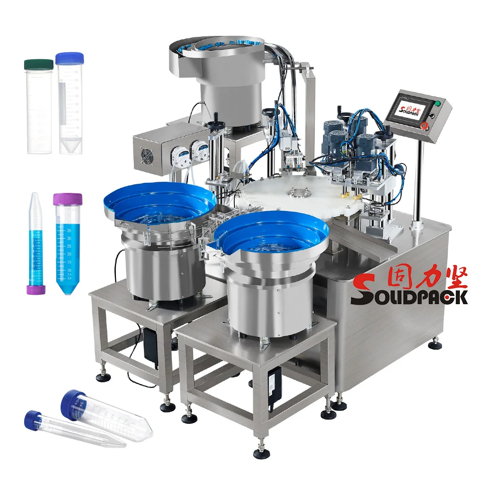 Solidpack Automatic Spray Bottles Filling Machines Liquid Bottle Pump Perfume Filling Capping Machine