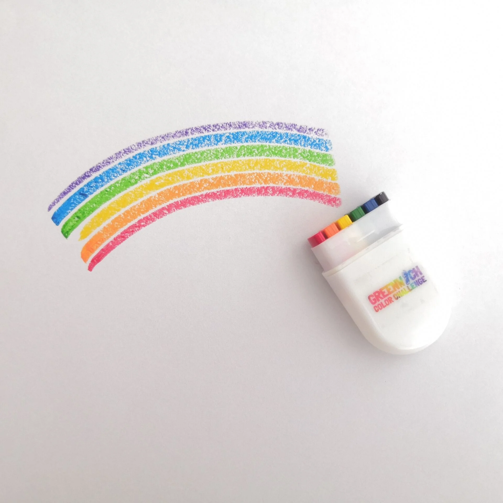 
Rainbow Flag Gay Pride Face Paint - Ideal For Marches and Events by 