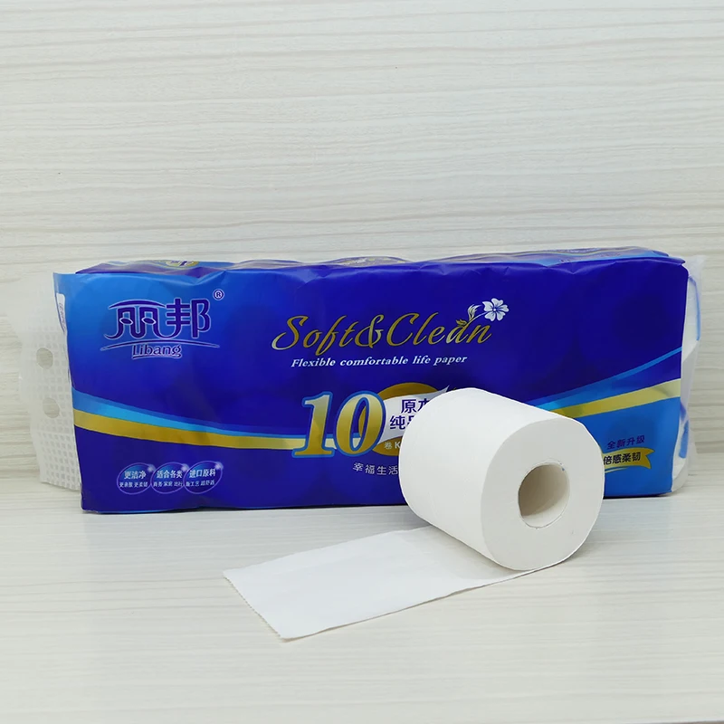 Customizable Cheap Toilet Tissue Paper Roll Made From Virgin Wood Pulp Coreless Design-by Manufacturer