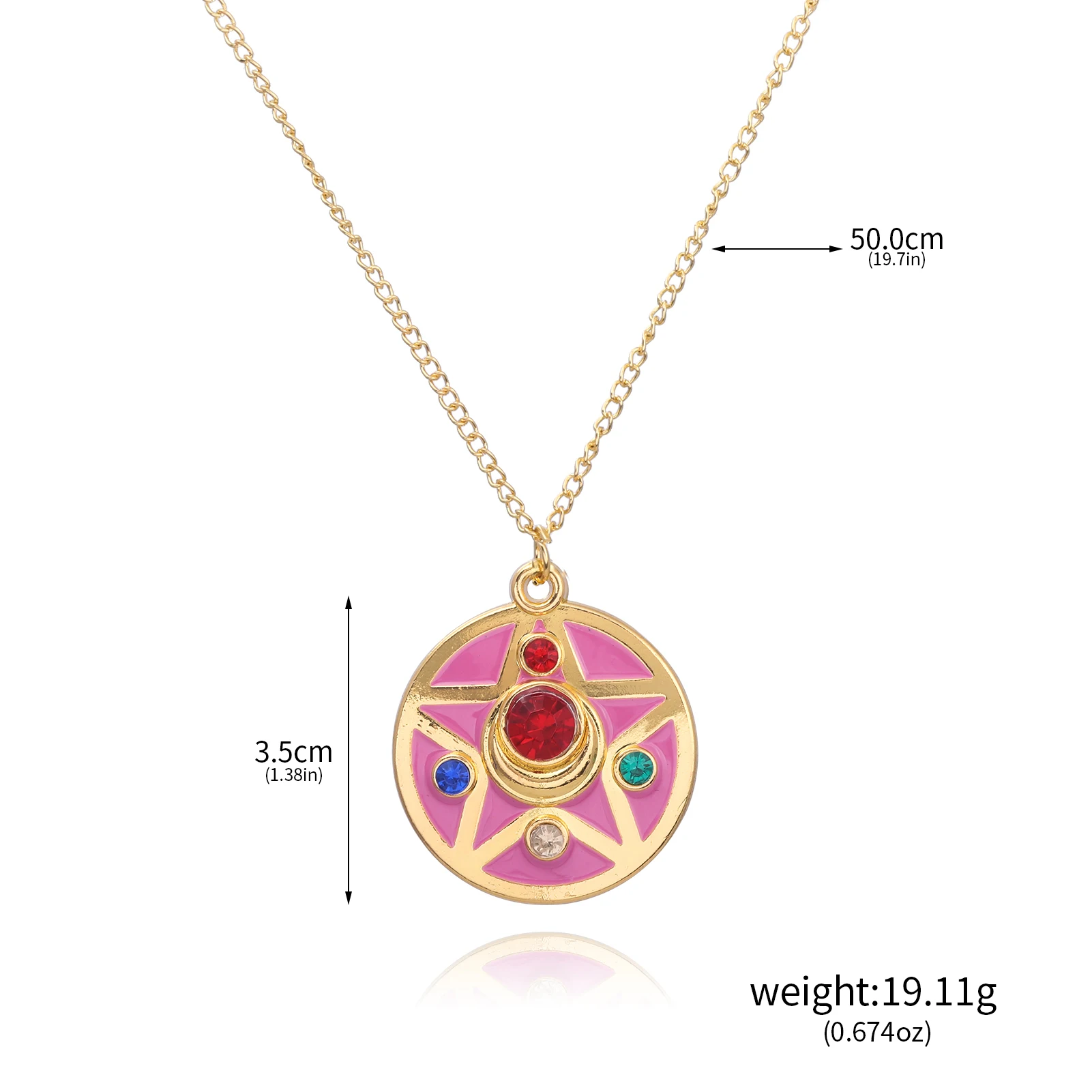 Anime Sailor Moon Warrior Transformer Girls Pendant Cosplay Tsukino Usagi Jewelry Necklace