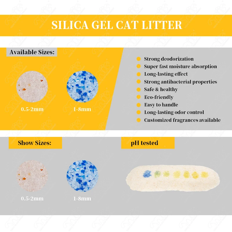 Wholesale Cat Litter Factory Eco-Friendly Dust-Free Deodorization Premium Silica Gel Cat Litter