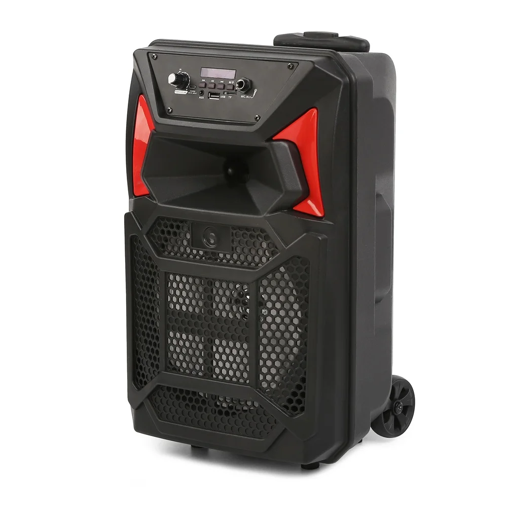8 Inch Party Sounds System Equipment Dj Speaker Outdoor Wireless Speaker With Led Light