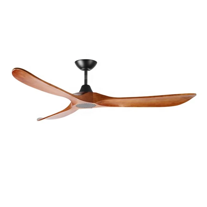 Premium Quality Low Power Consumption DC Motor 56 Inch 3 Solid Wood Blade Ceiling Fan