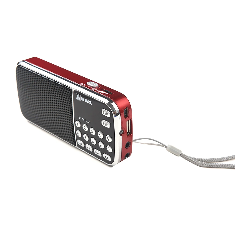 
 Высококачественный портативный мини mp3-плеер AM FM-радио со встроенным динамиком  