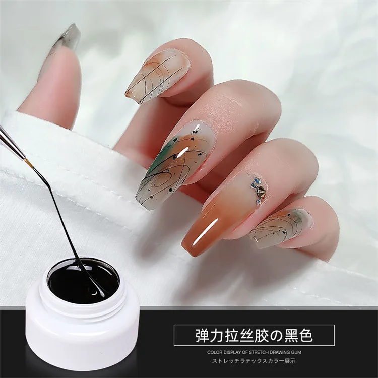 5g Soak Off  Elastic Painting Gel Polish Wire Drawing for Nail Spider Gel
