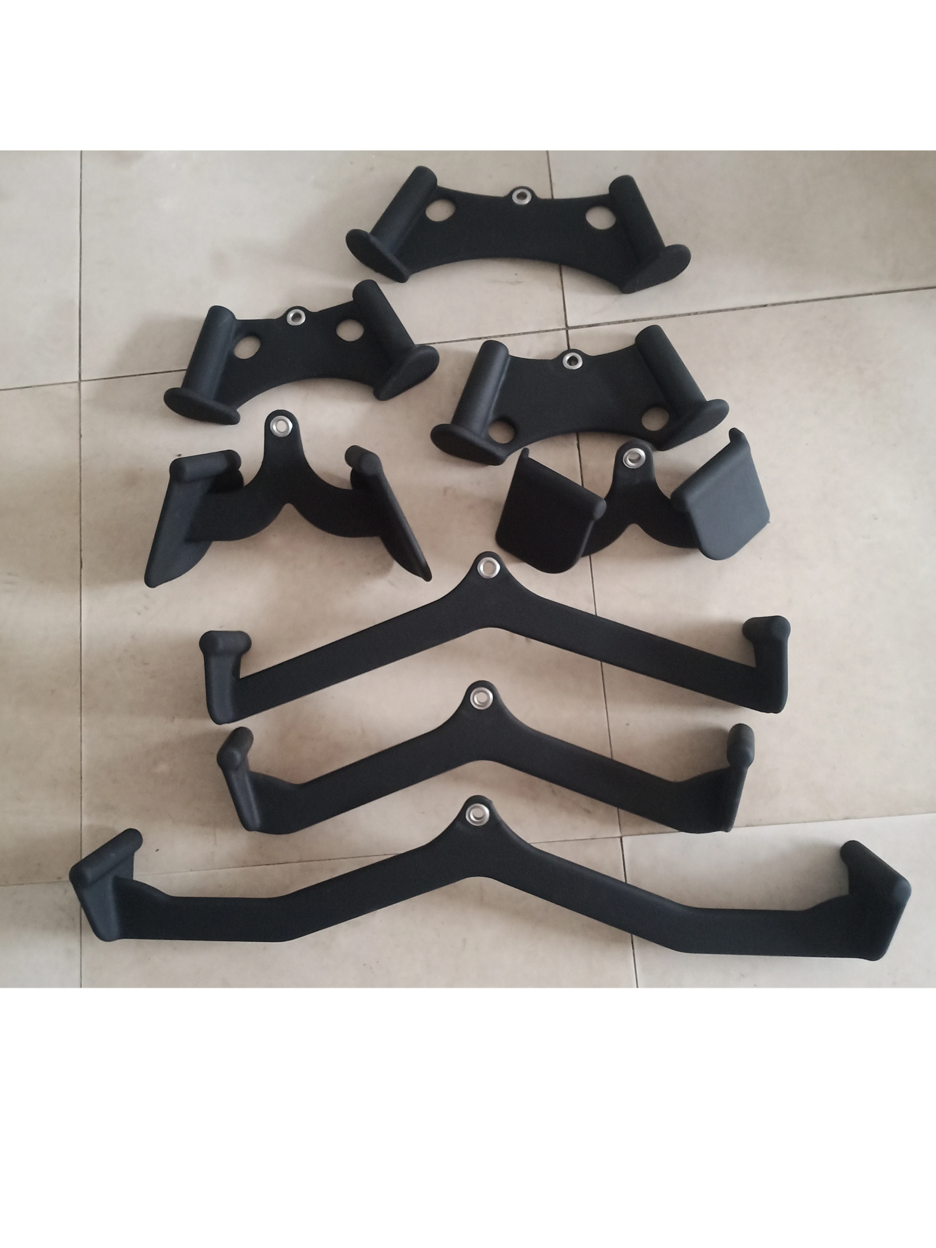 Fitness weightlifting barbell spring clamps collar lock 50mm plastic barbell bar collar clamp