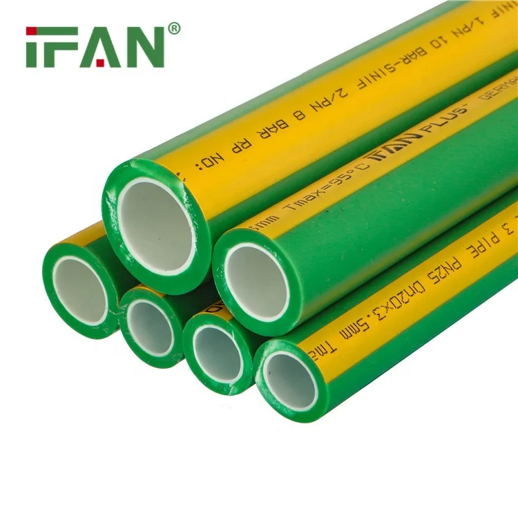 IFANPlus PPR Pipes Tubes 20x3.5-125x20.8 Germany Standard Cold And Hot Water Plastic PPR Pipe