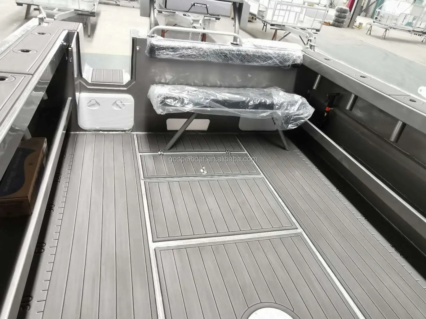 
Qingdao Gospel 6.85m/ 23ft Cuddy Cabin Aluminum Fishing Boat for sale with Australian Build Plate 