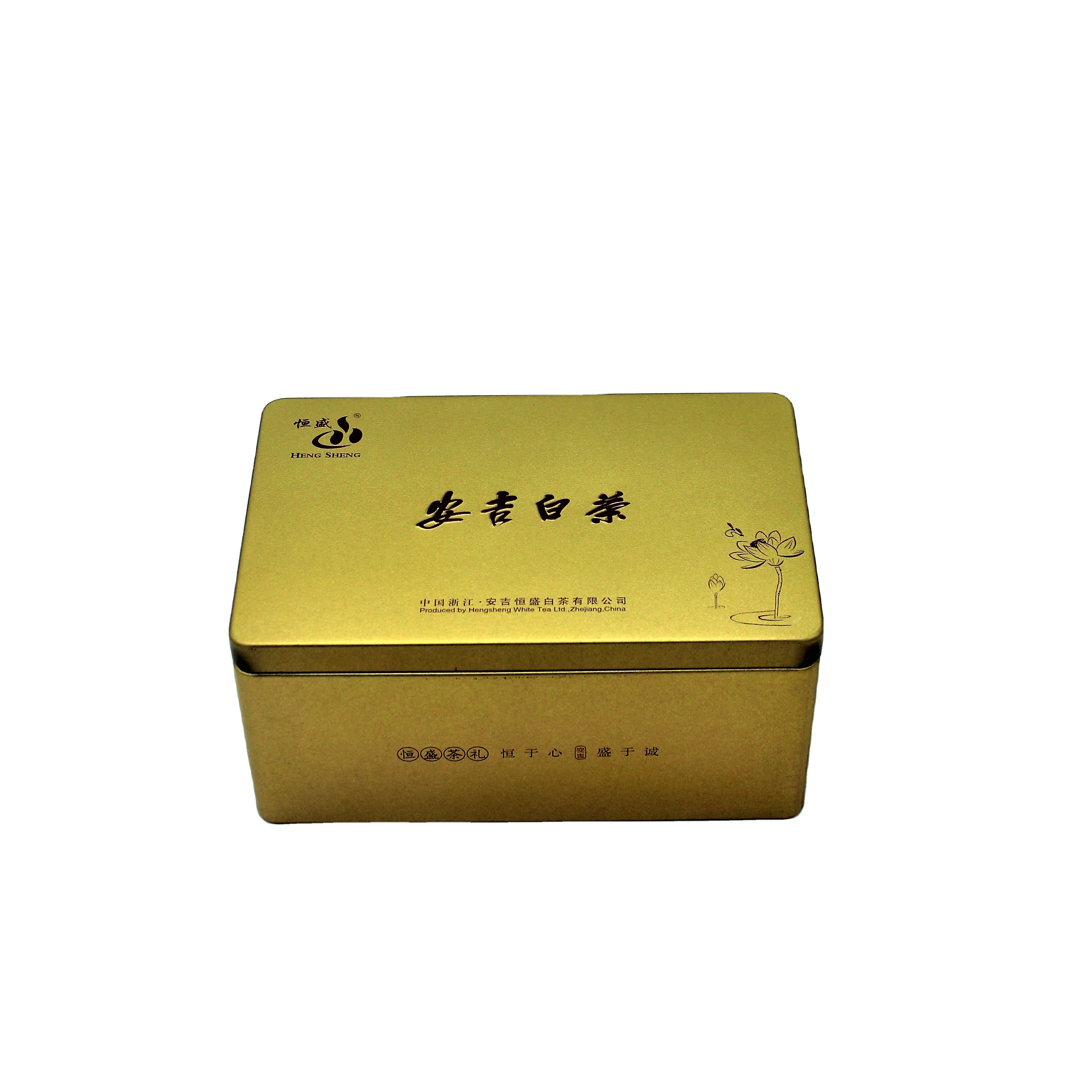 Customized Logo Color Printing box packaging zkittlez tin tin case For Food And Tea