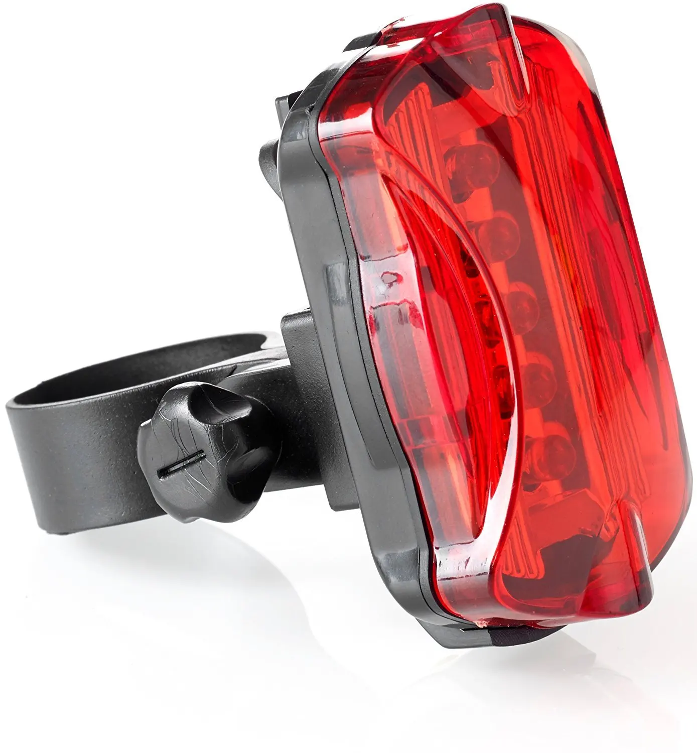 Factory direct sales waterproof led bicycle tail light night riding rear light with battery power supply bicycle light