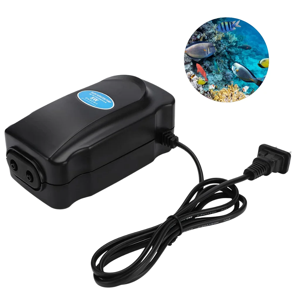 Wholesale Silent Mini Fish Tank Oxygen Pump 3W 5W 8W Air Pump Aquarium Accessories