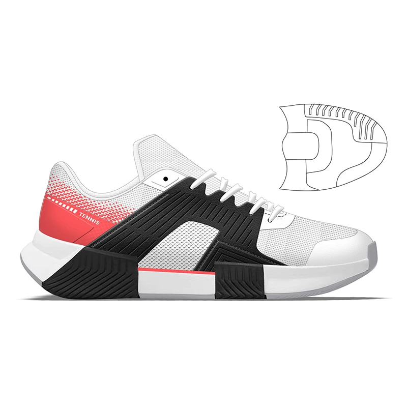 professional tennis shoes Anti slip comfortable fashionable sports tennis shoes high quality training Casual tennis shoes