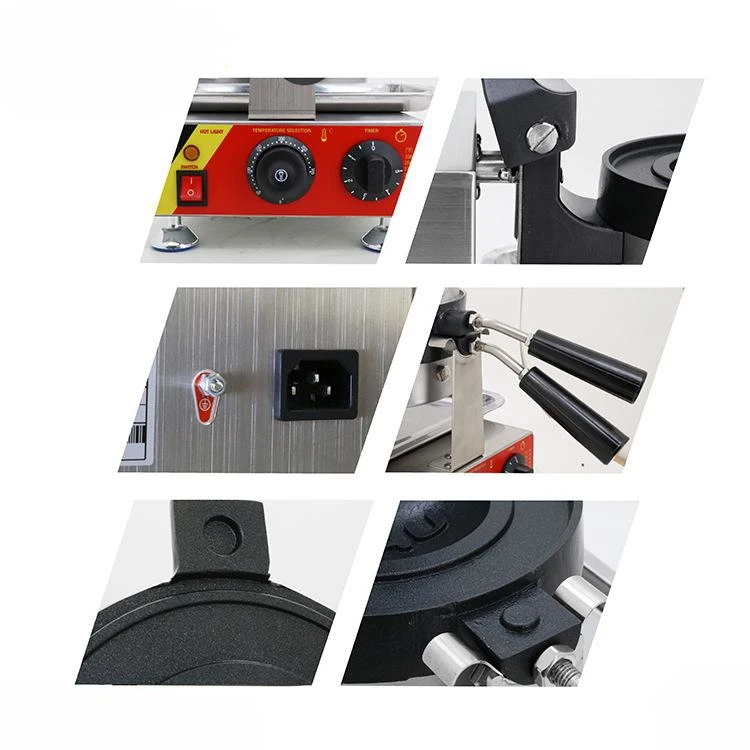 Double Burg Maker Machine Hamburger Ufo Burger Machine Part Sandwicher Electrical Press Ufo Burger Maker Machine
