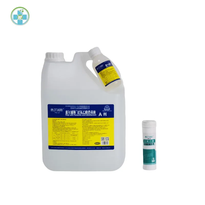 Safe and environmentally friendly peracetic acid disinfectant