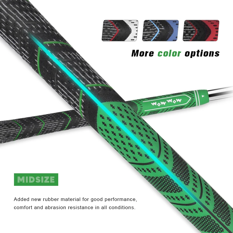 2022 High Quality Custom Logo Rubber Material Midsize Golf Cord Grip Iron Golf Grips