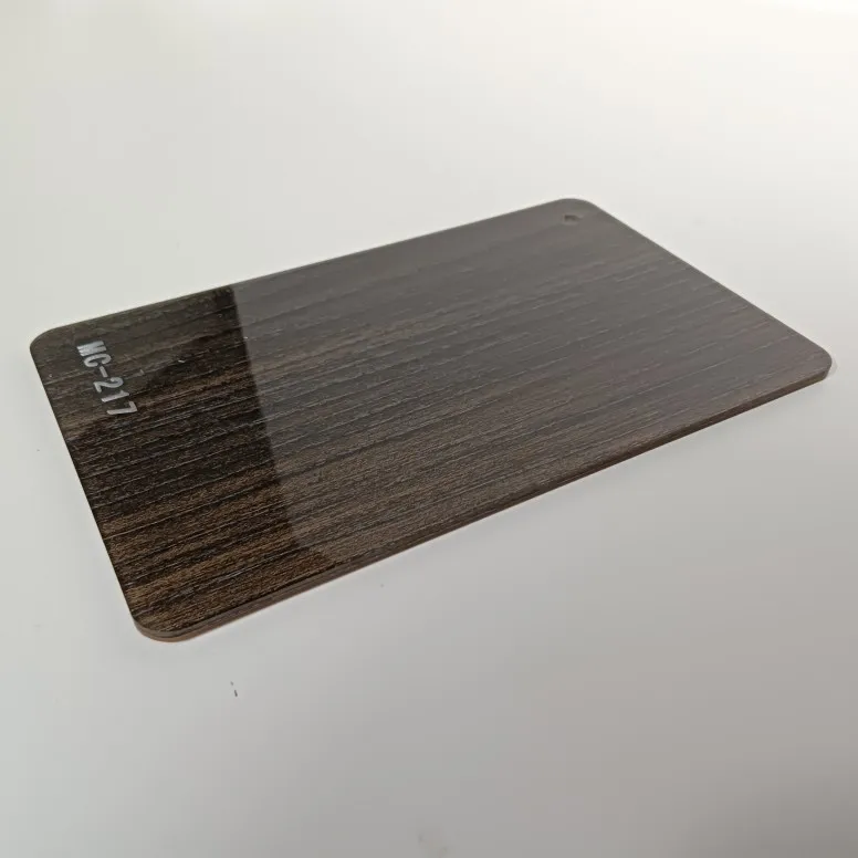 Home Decor MC-206 4 x 8 ft Plastic Unbreakable Wooden Plastic Acrylic Panel for laser cutting