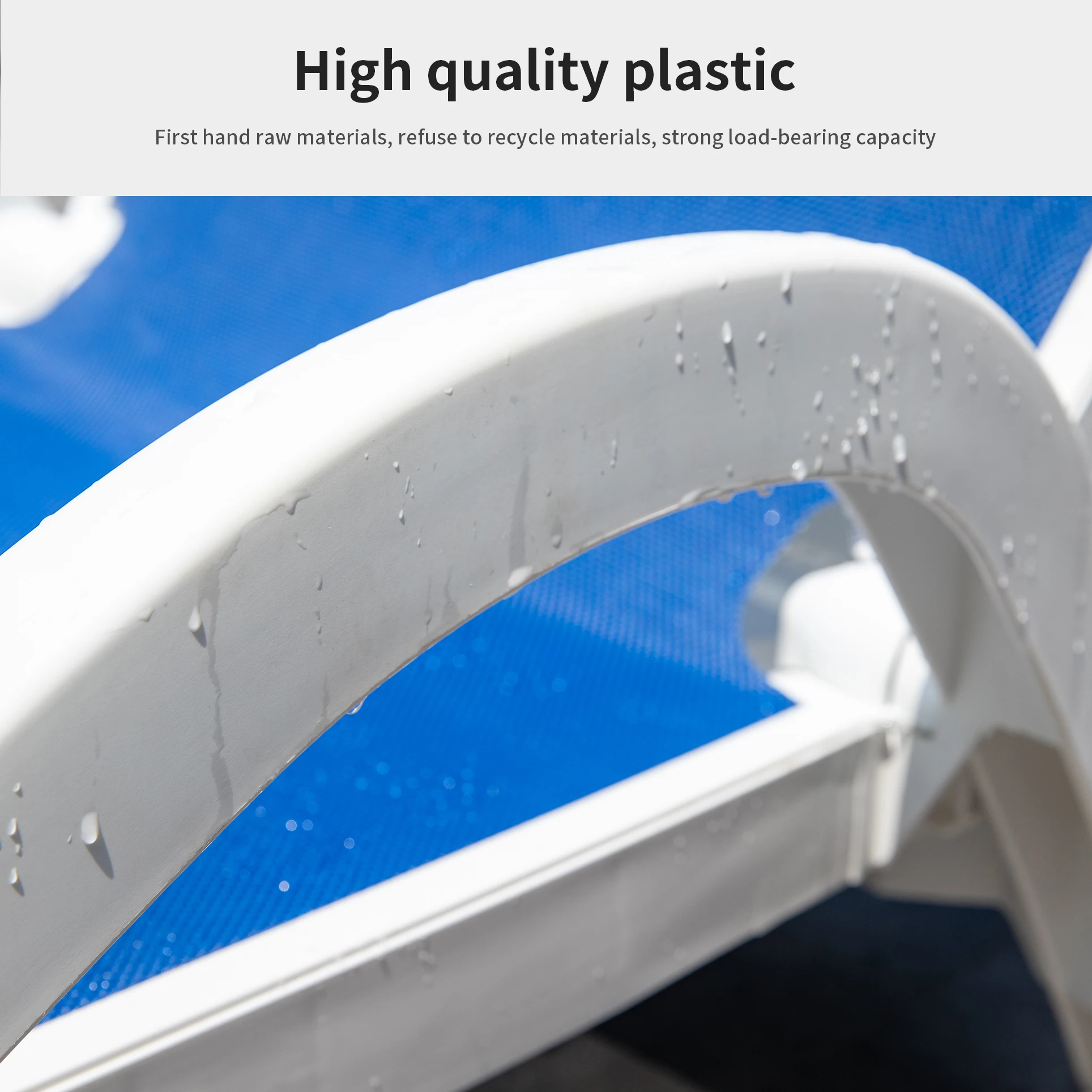 [MOJIA]Top Quality Material Plastic Structure With Tesilin Mesh Beach Lounger Sun Lounger Furniture Lying Bed Folded Good Price