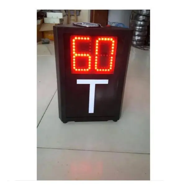 Table Tennis Game Electronic Countdown Timer, Time-out Device Scoreboard 3 Sides, Pedometer 60s