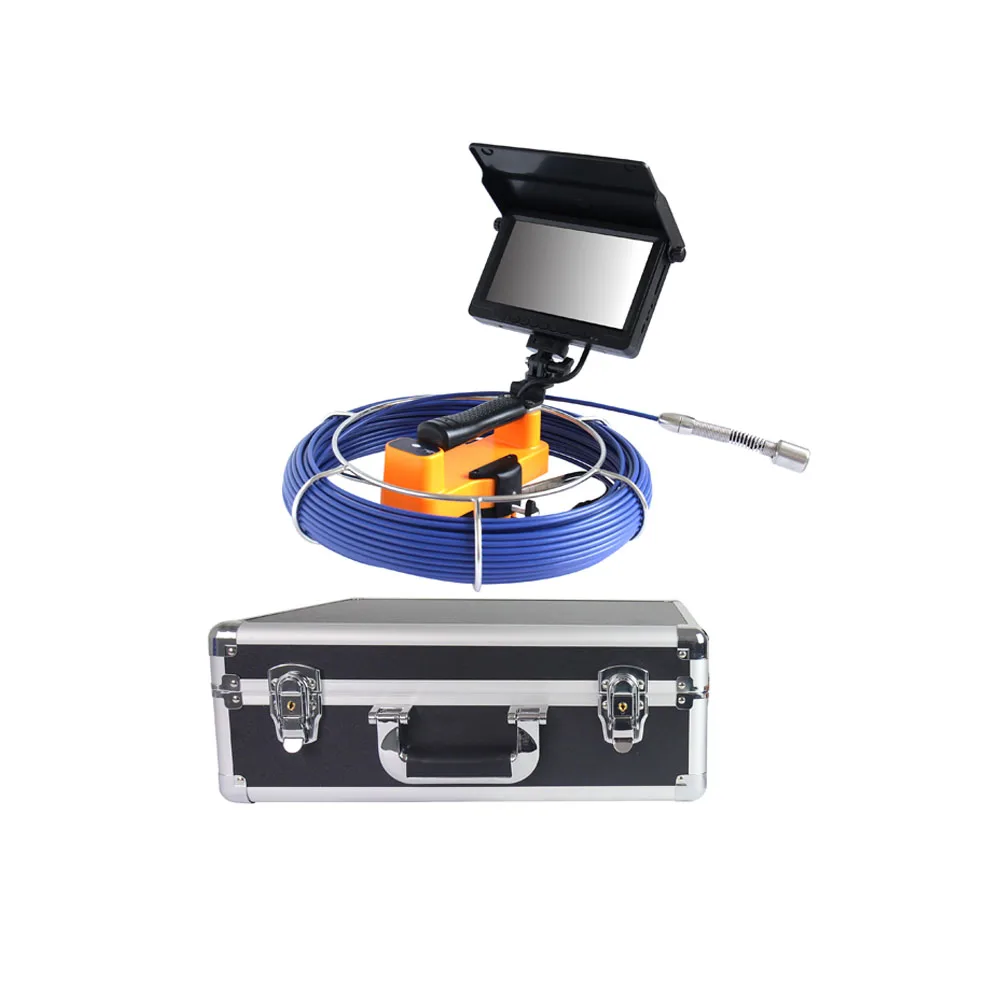 Cheap Price 8 Levels Push Rod CCTV Camera DVR Recording Drain Pipe Inspection Camera