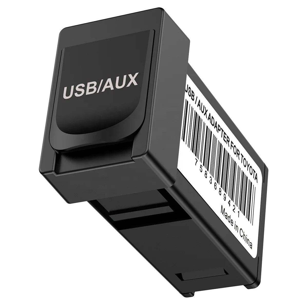 CHELINK 1.5M Flush Mount Cable Car Charger 3.5mm USB AUX Extension Cable Charging Socket with Cover for Toyota