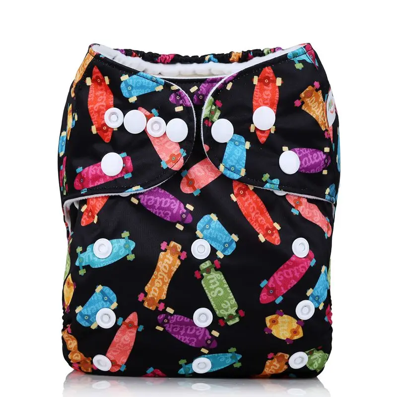 Best Selling Sleepy Baby Diaper Reusable Soft Newborn Nappy Washable Digital Printing Baby Diaper