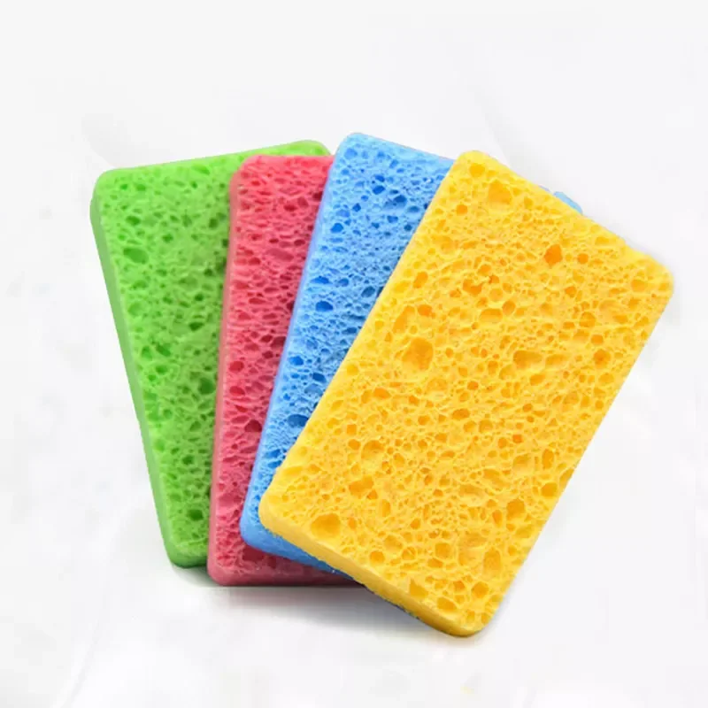 Compressed Cellulose Sponge Eco Friendly Biodegradable Kitchen Dish Washing Cleaning Sponge