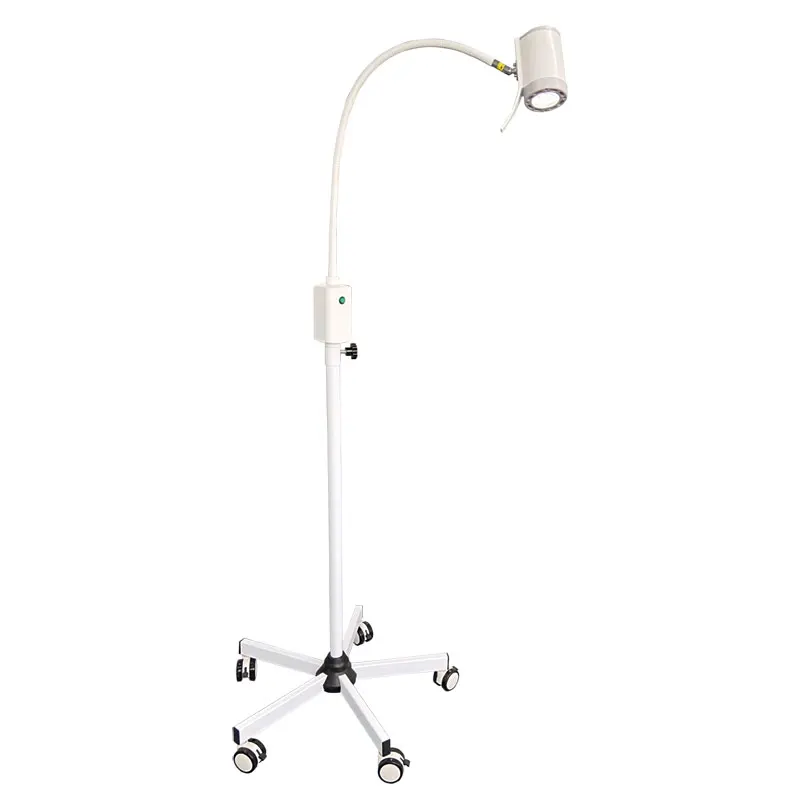 7 LED bulbs  Goose neck Medical Equipment LED minor Surgical Lamp Ks-Q7  Mobile type for ENT,gynaecology in Clinic, hospital
