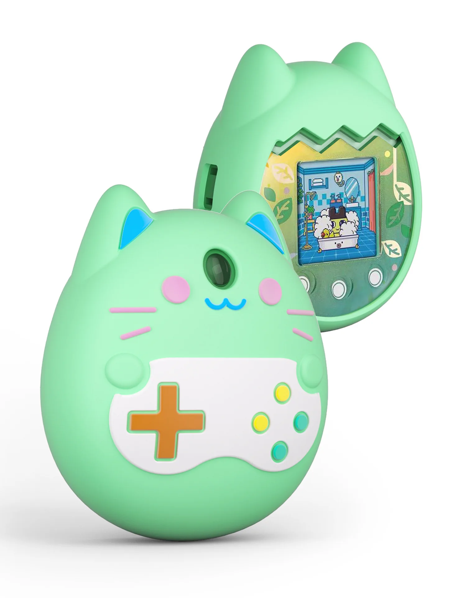 Protective Skin Sleeve Shell Silicone Cover Case for Virtual Pet Game Machine Tamagotchi Pix