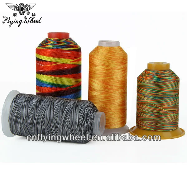 Hot Sale Rainbow Thread Decorative Thread Multicolour Polyester Sewing Thread for Decorative Sewing