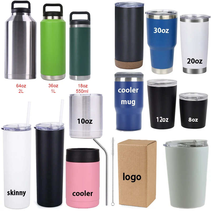 Outdoor Travel Sublimation Glasses Stainless Steel Cup Speaker Water Bottle Tumbler 20 Oz Customize 15oz 16oz keep hot cold mug