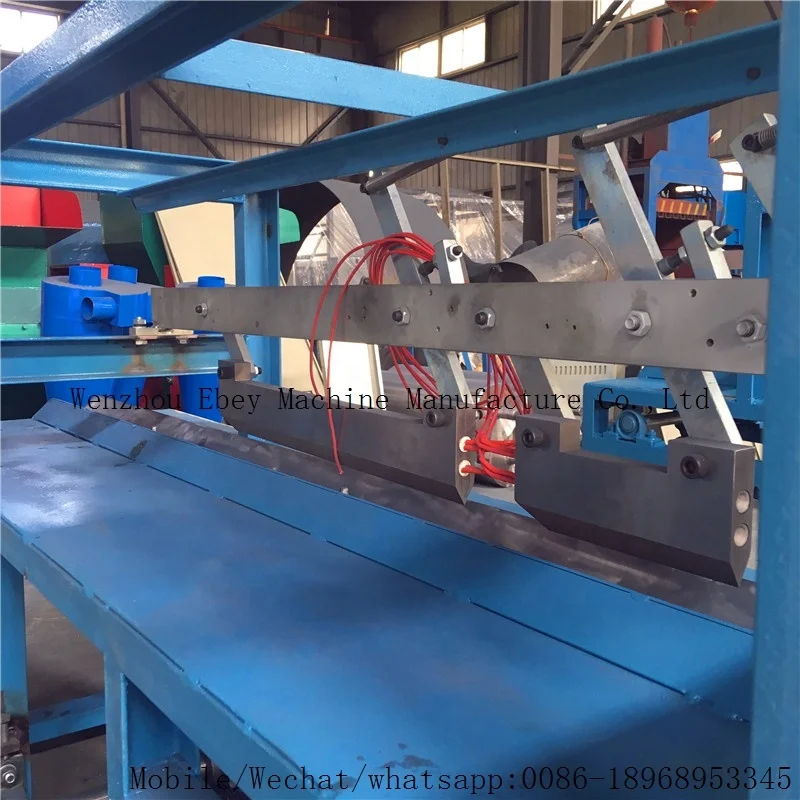 Tail Yarn Bobbin Cutting Machine Match For Plastic Weaving Machine