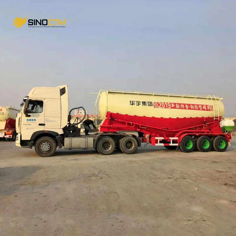 High quality 3 4 axle 40 tons 60 tons bulk cement tanker 45cbm cement bulk carrier transport cement bulk tank trailer