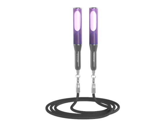 New Design Bead  Chinese Electric Interchangable Long Handle Pvc Jump Rope