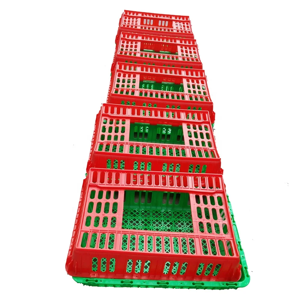 Heavy Duty Mesh Plastic Poultry Transportation Chick Crate