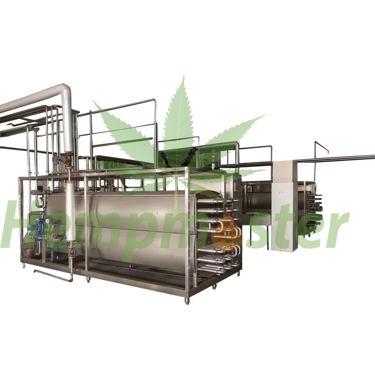 Customized Professional Different Capacity Biomass to Isolate Production Line  for CBD Hemp Extraction