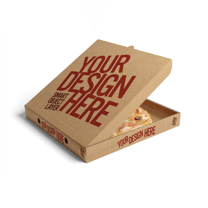 Wholesale Custom cheap paper boxes caixas para pizzas 7/10/12 inch Paper pizza boxes