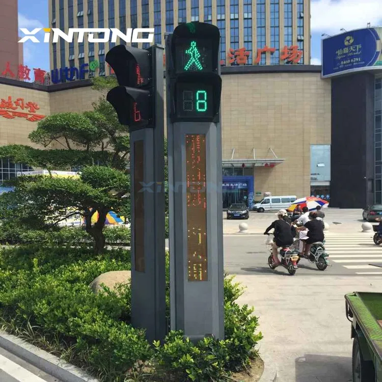 XINTONG все в одном, динамический пешеходный светодиодный светофор, добавка