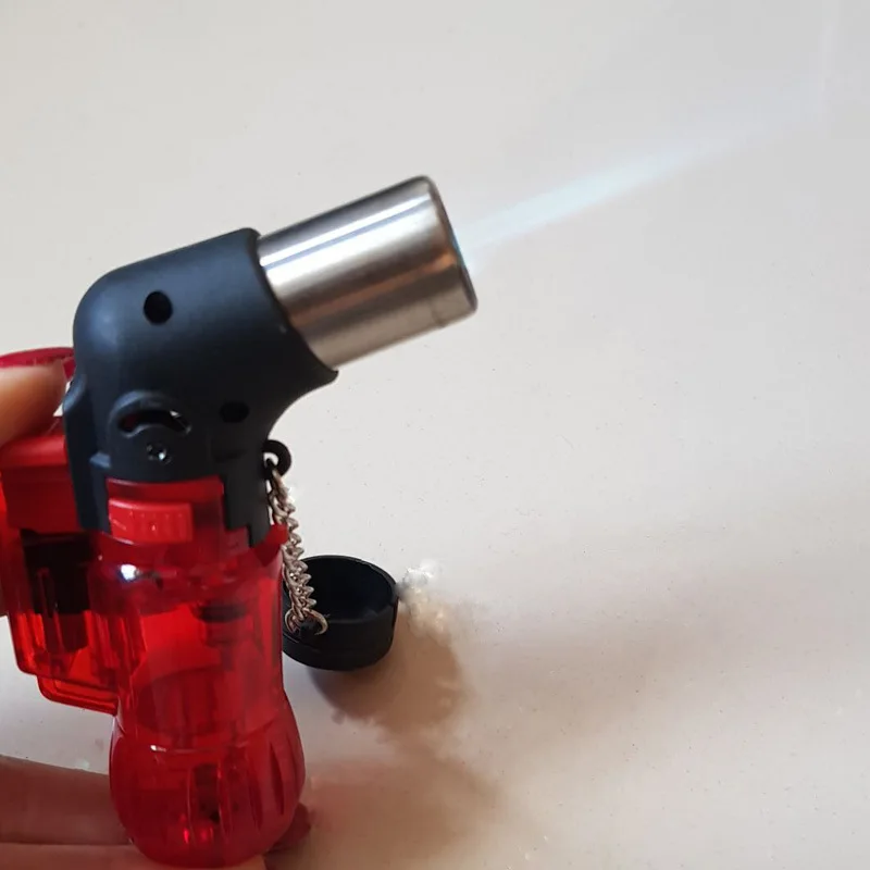 2023 Brand New Luxury Metal Silver Cigar Lighter Butane Zinc Alloy Cigar Lighter