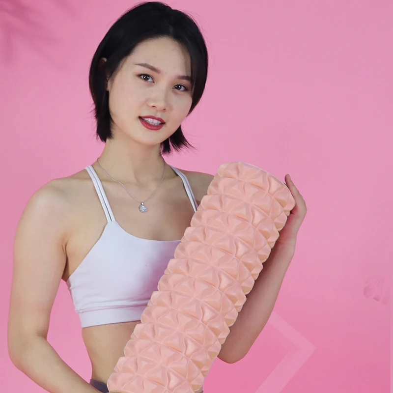 Factory Price Hollow Yoga Column 33cm Back Muscle Massage Foam Roller EVA for Yoga Workout Exercise