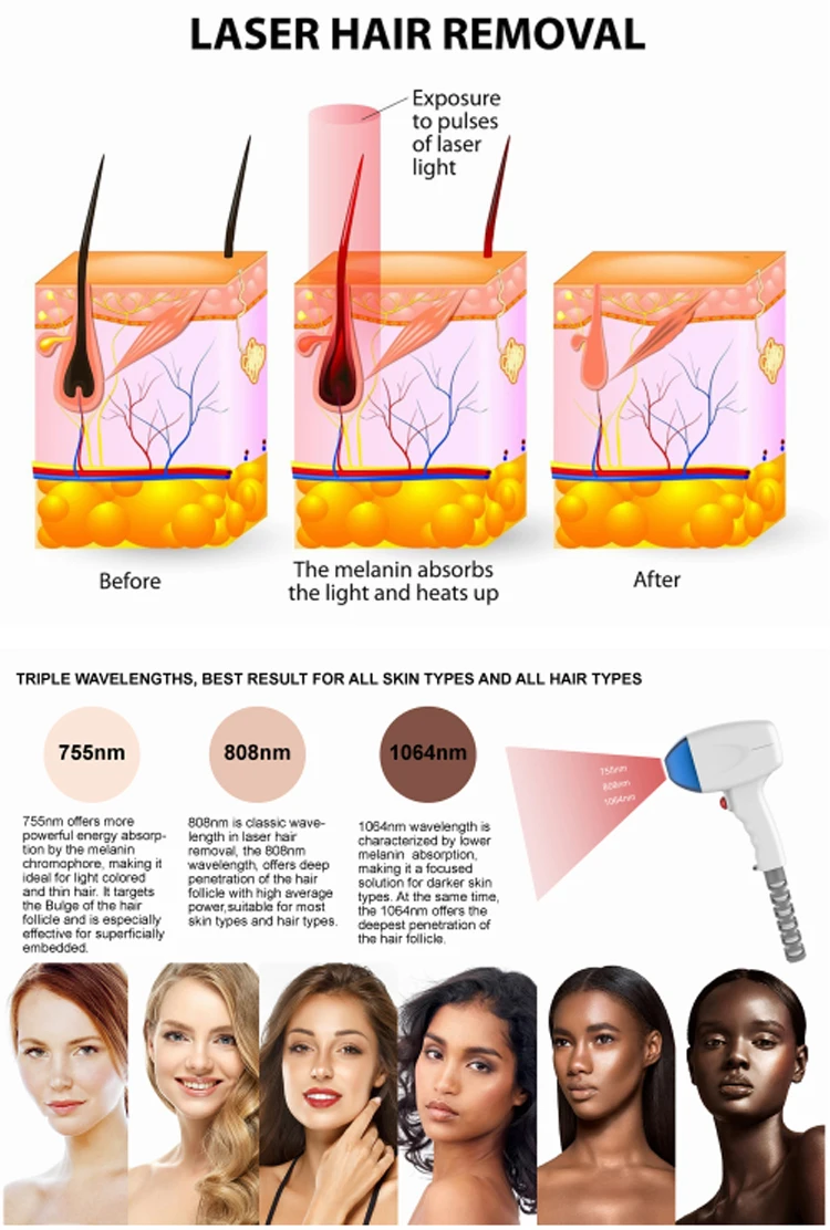 Portable 2-in-1 Pico Laser Tattoo Remover Picosecond Machine Diode Laser Hair Removal All Skin Rejuvenation Whitening