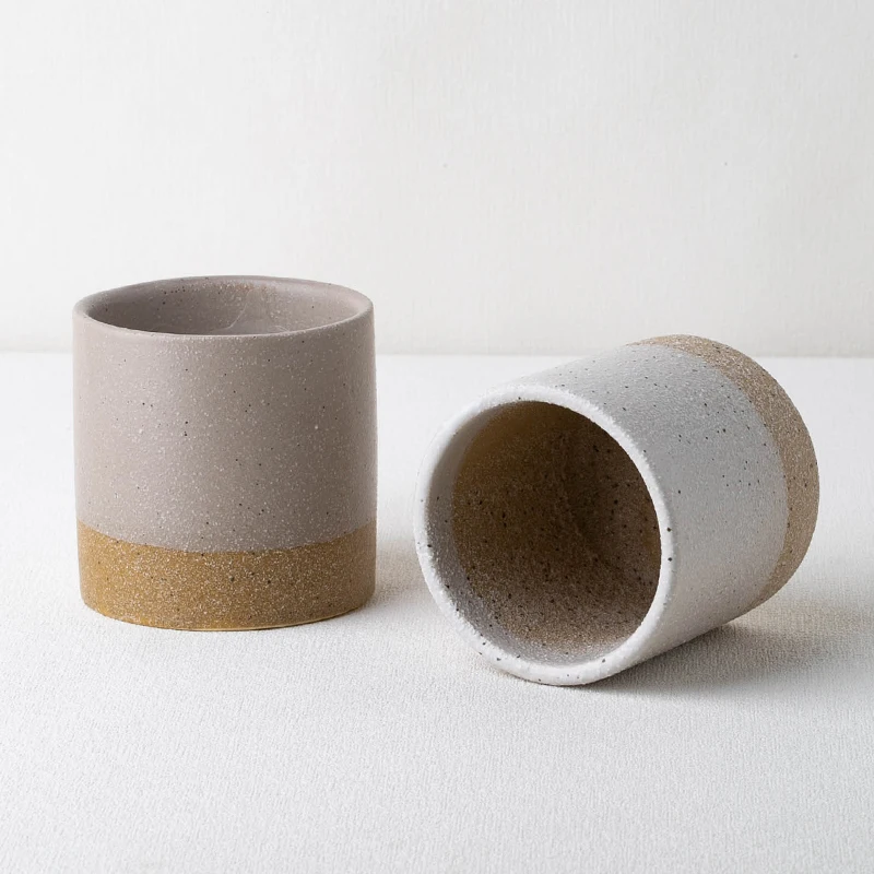 YUANWANG OEM/ODM Custom Kerzenglas Home Decor Porcelain Container Matt Empty Ceramic Candles Jar