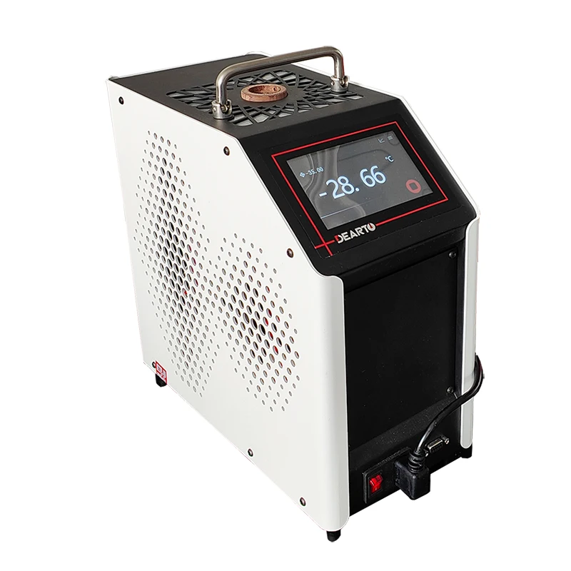 110V 60Hz Power supply Portable dry well type furnace  for -35 Deg C low temperature calibration on site