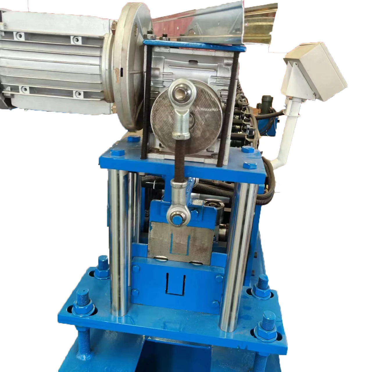 Tyrfm Full Automatic Metal Steel Din Rail Roll Forming Machine Omega Channel Making Machine