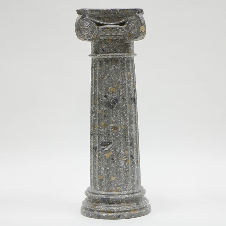 European Small Decoration Roman Stand Pillar Crafts Terrazzo Column For House