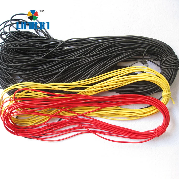 Round thin 1.5mm 2mm 3mm 4mm bungee cords elastic cord for garments