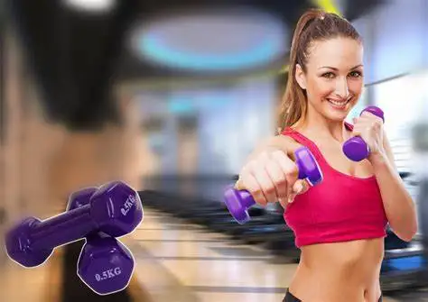 Colorful Vinyl Neoprene Coated Dummbell Dipped Hex Dumbbell