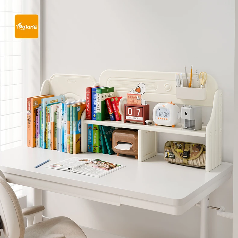 Multi-Scenario Usage Bookshelf Plastic Upgrade Kids Bedroom Furniture Toy Bookcase Kids Study Table Unit Kids Book Shelf